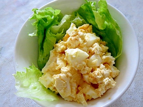 豆腐の卵サラダ